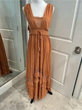 golden dawn maxi dress free people Free People | Dresses | In Search Of Free People Golden Dawn Embellished Maxi  Dress Size 8 Or